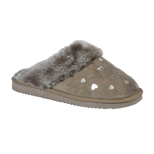Love Heart Ladies Slippers