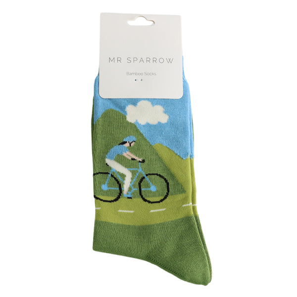 Mountain Bike Mens Bamboo Socks