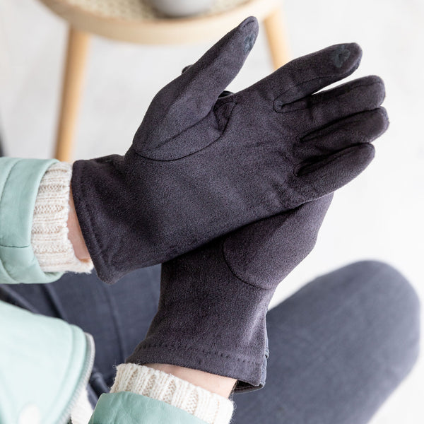 Quilted Ladies Gloves - Touchscreen compatible
