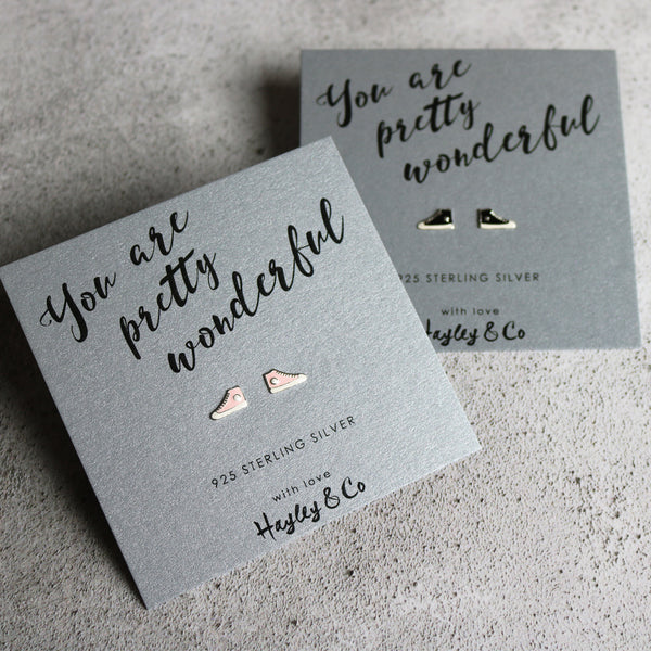 converse shoe earrings