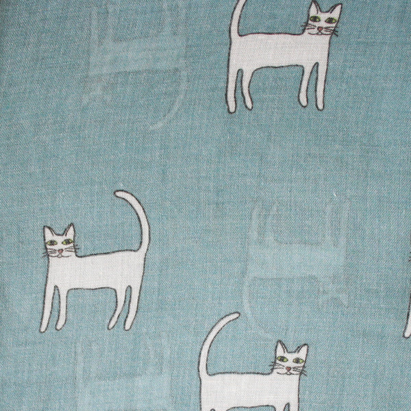 Happy Cats Print Scarf