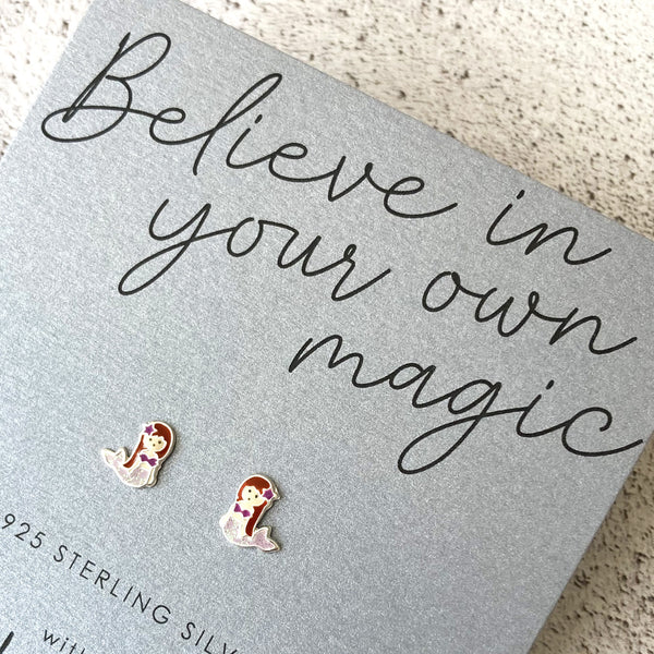 Mermaid Sterling Silver Earrings