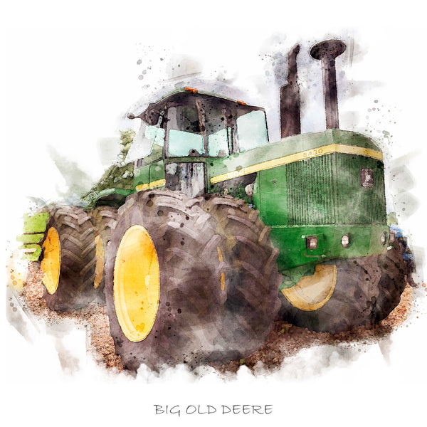 Tractor Personalised Portrait