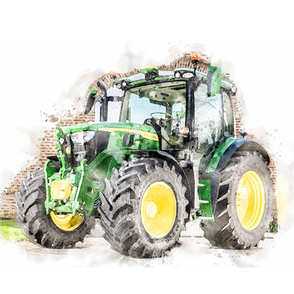 Tractor Personalised Portrait