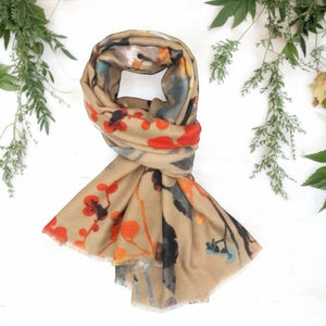 Autumn Floral Scarf