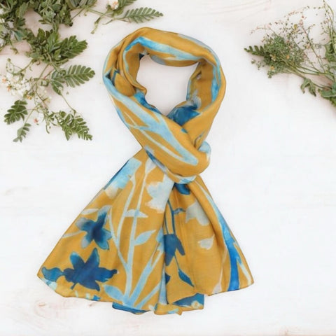 Watercolour Floral Scarf