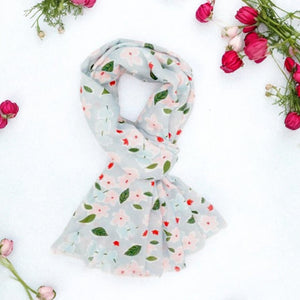 Spring Flower Scarf