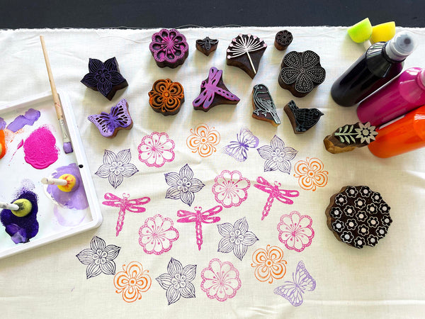 Indian Wood Block Printing Workshop Booking | Holden Clough | 15th August 2026