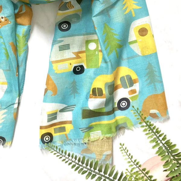 Caravan Print Scarf