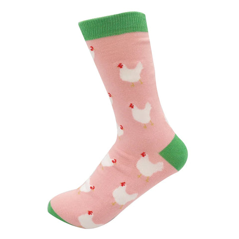 Chicken Hen Bamboo Socks