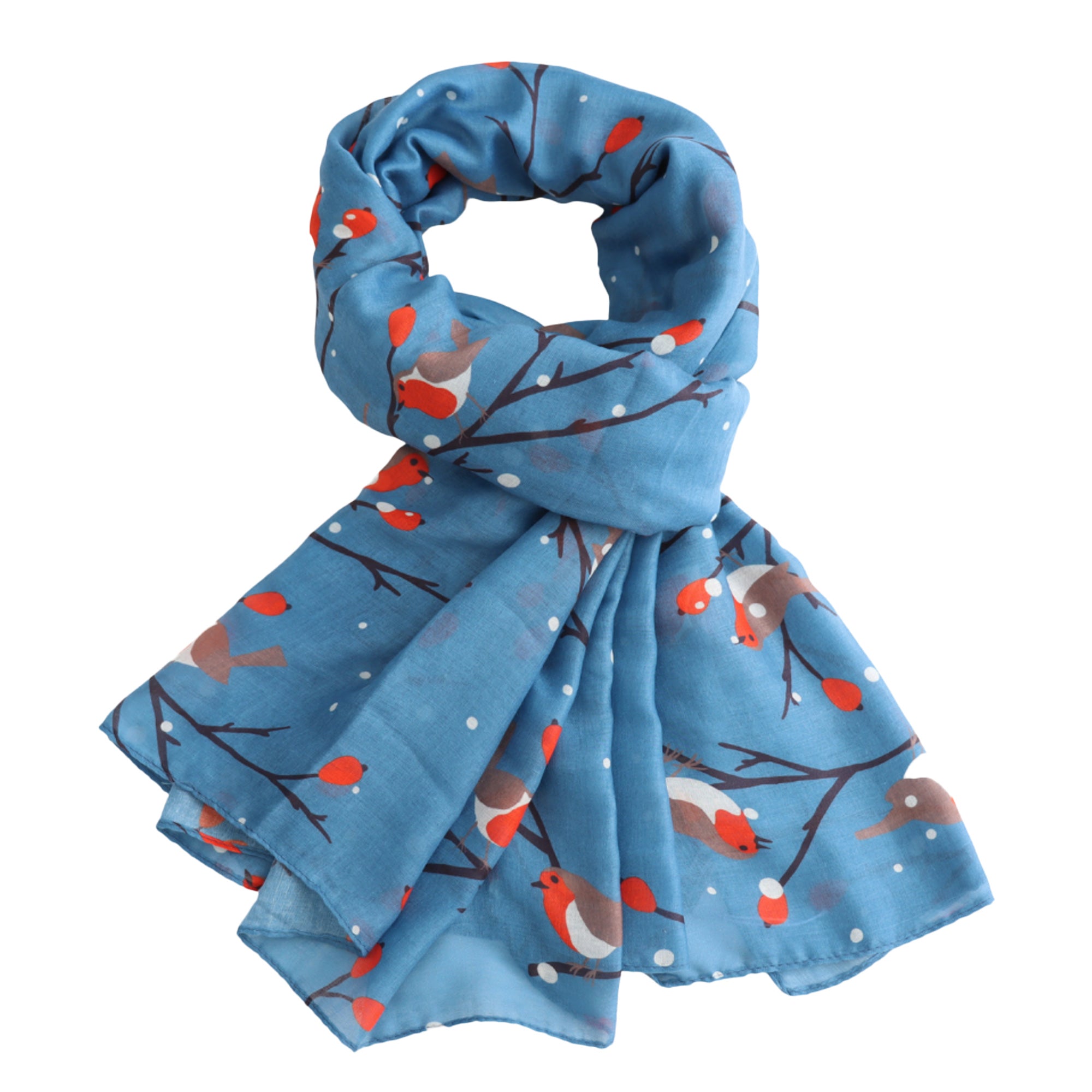 Christmas Robin Scarf