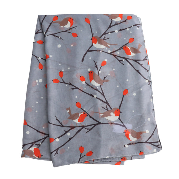 Christmas Robin Scarf