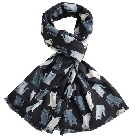Black Cat Scarf
