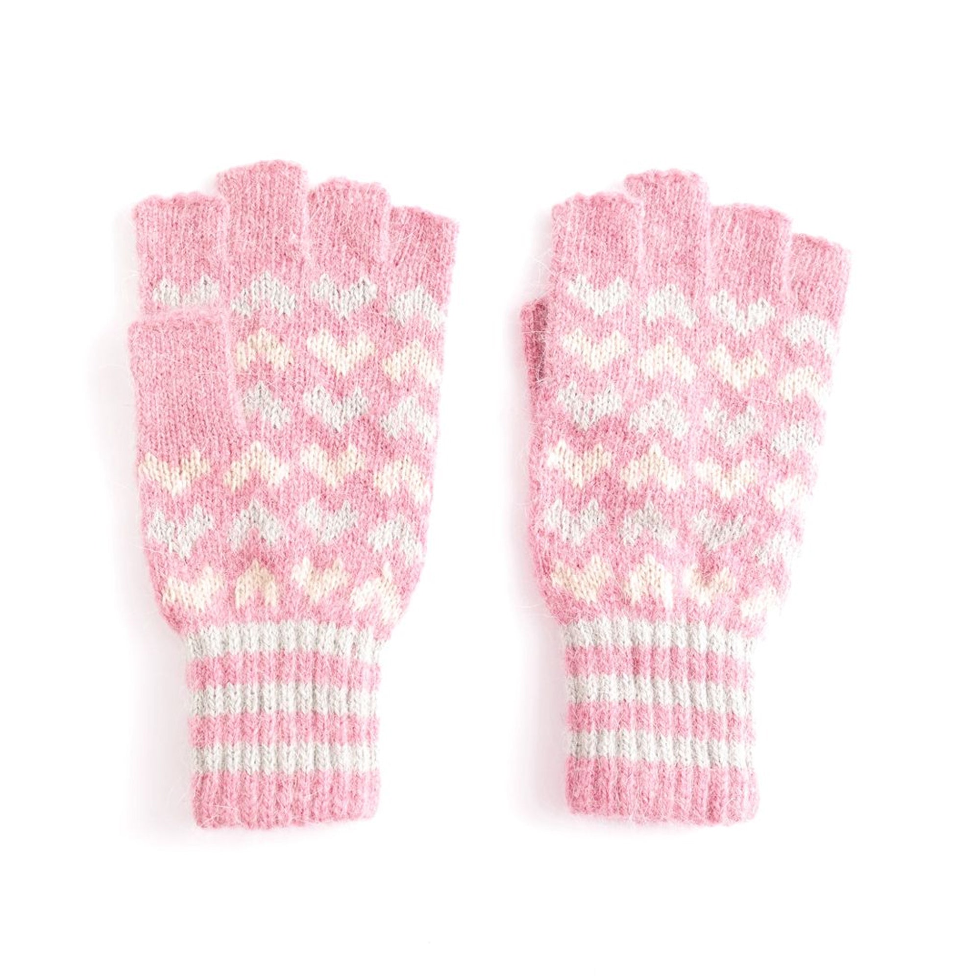 Fingerless Love Heart Gloves