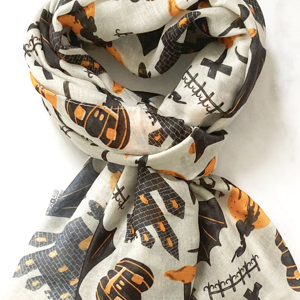 Halloween Print Scarf