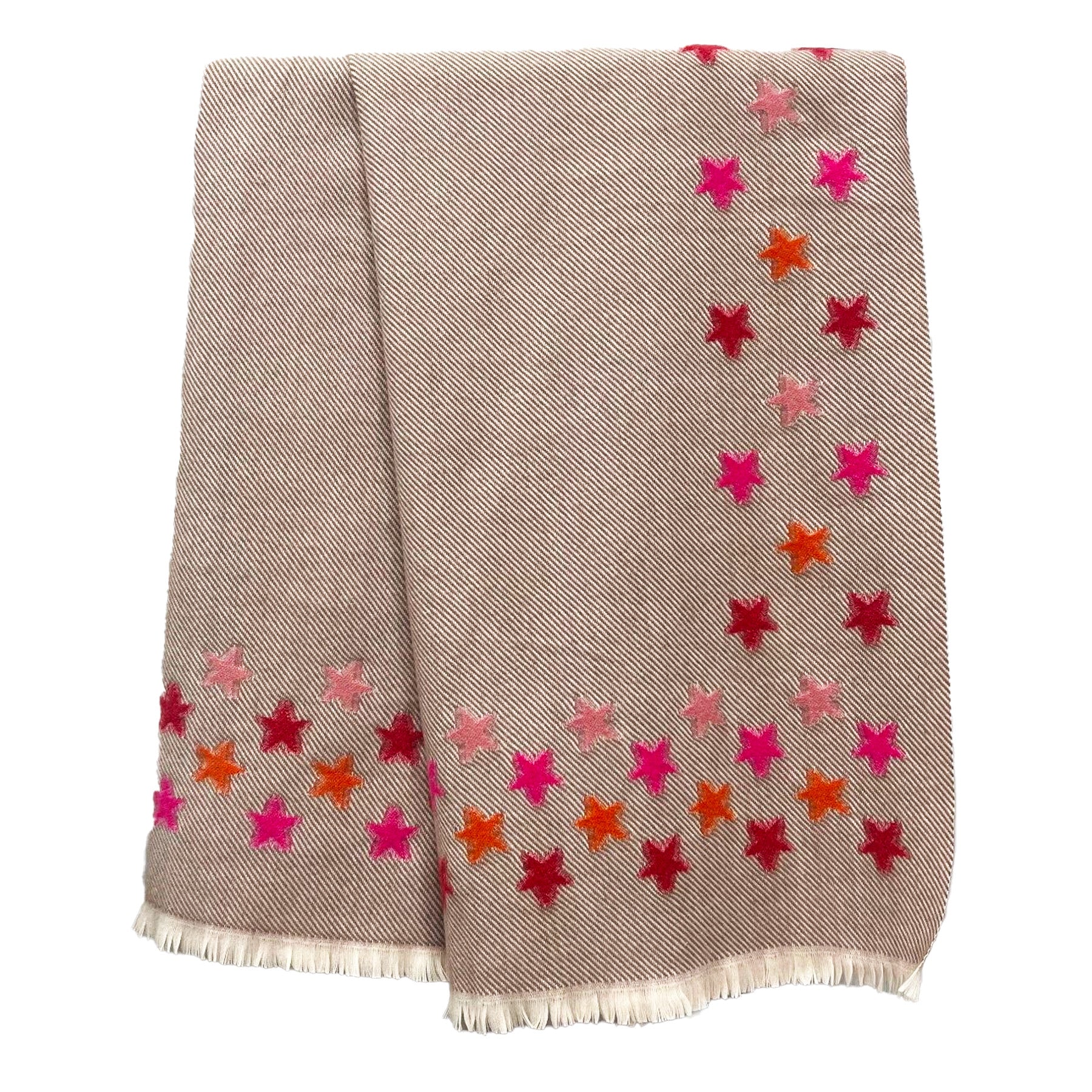 Herringbone Star Pattern Supersoft Winter Scarf