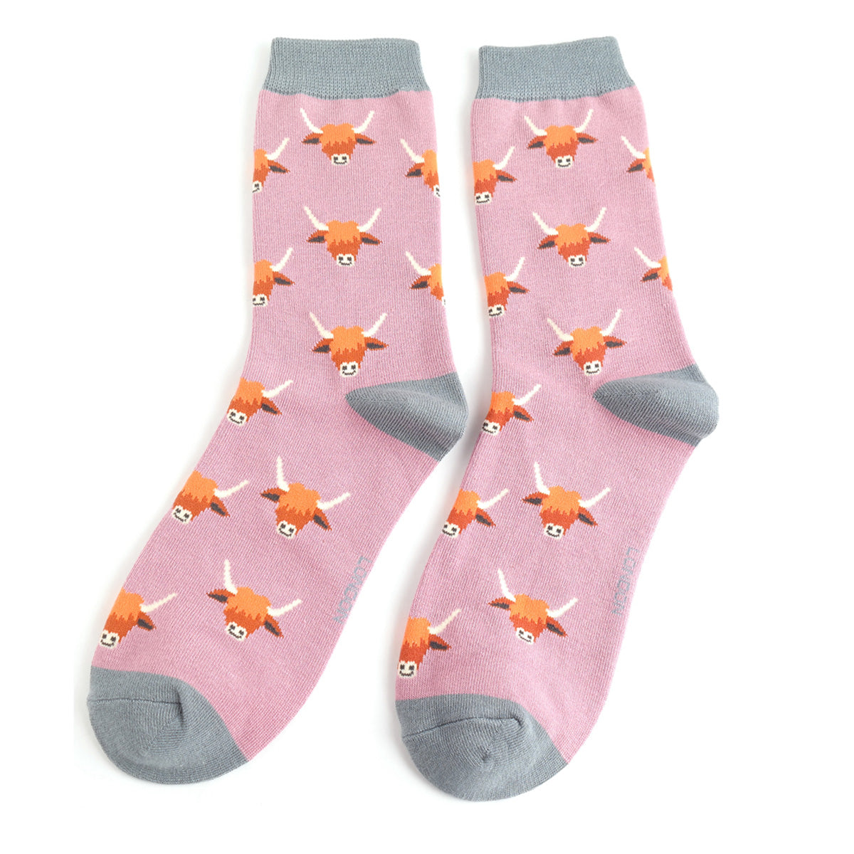 Highland Cow Bamboo Socks