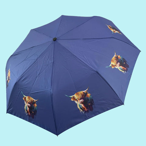 Highland Cow Print Umbrella