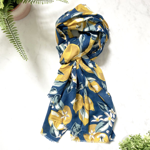 Lemon Print Scarf