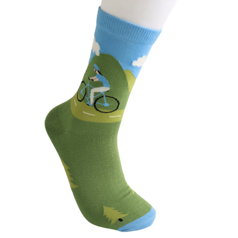 Mountain Bike Mens Bamboo Socks