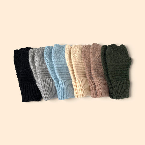 Wool Blend Fingerless Gloves