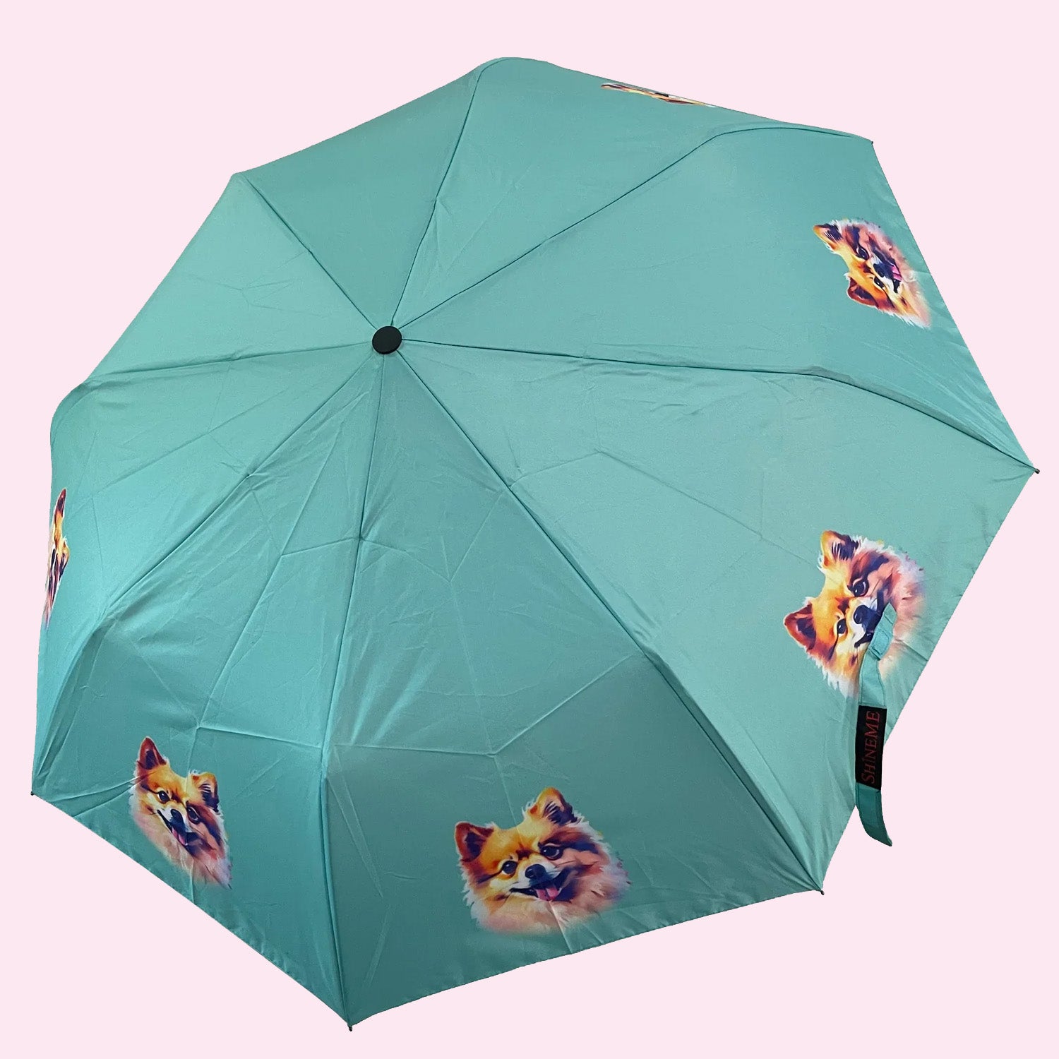 Pomeranian Dog Print Umbrella