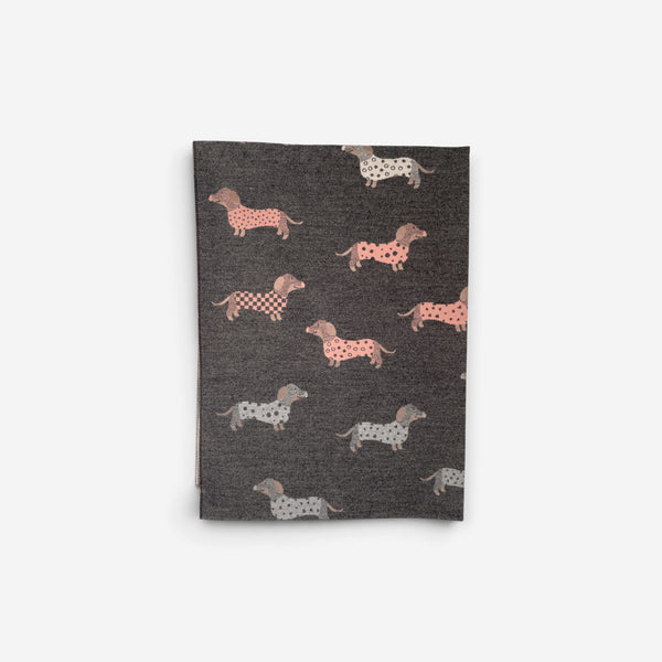 Sausage Dog Print Cosy Scarf