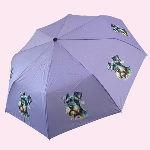 Schnauzer Dog Print Umbrella