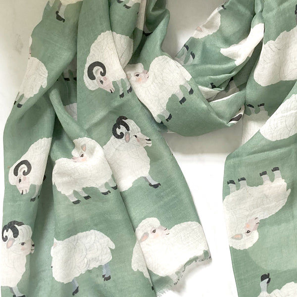 Sheep Print Scarf