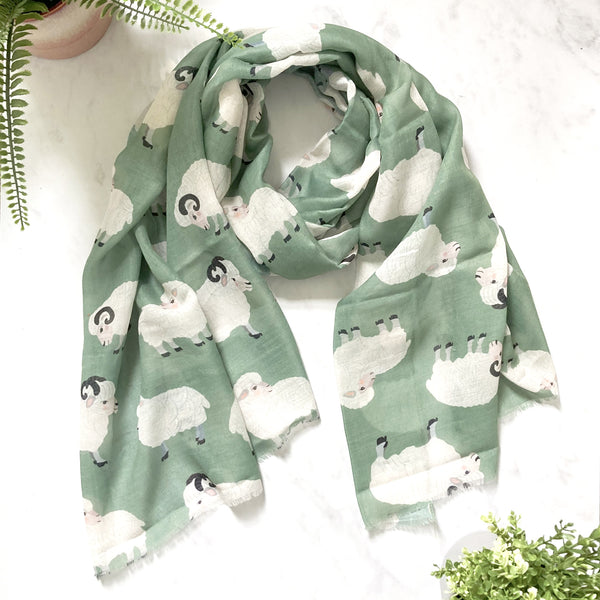 Sheep Print Scarf