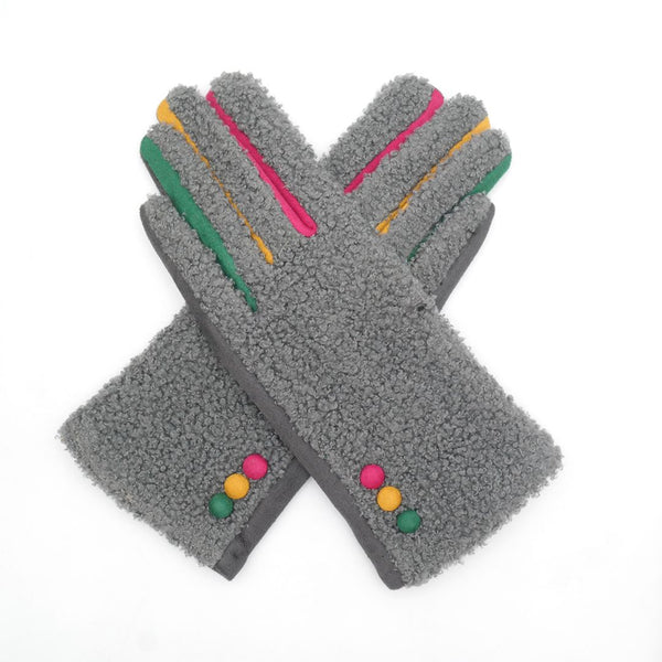 Teddy Fur Gloves - Touchscreen Compatible Gloves
