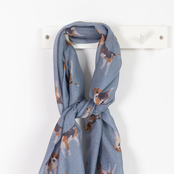 Beagle Print Scarf