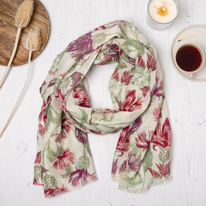 Thistle Floral Scarf