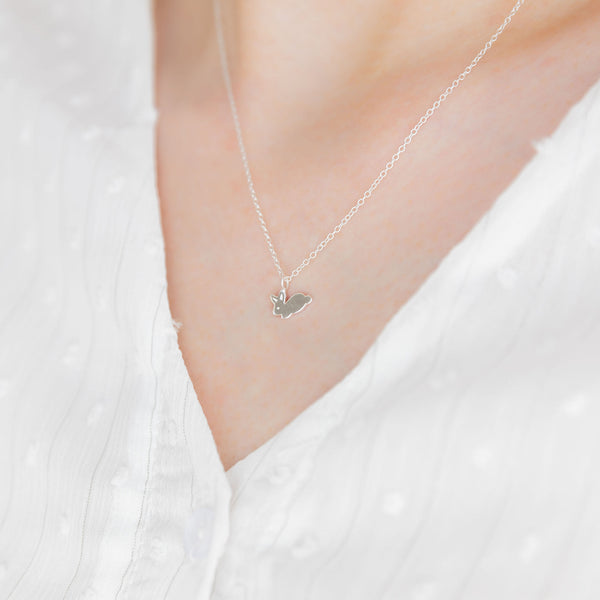 Little Bunny Sterling Silver Necklace