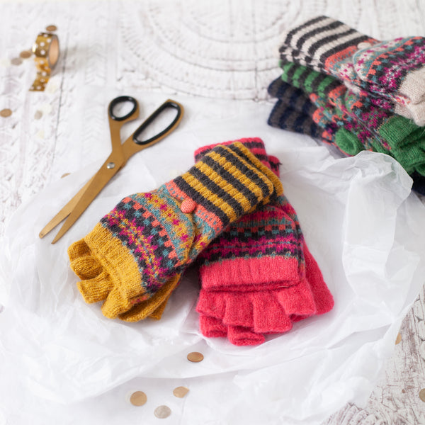 Fabulous Fairisle Knit Gloves