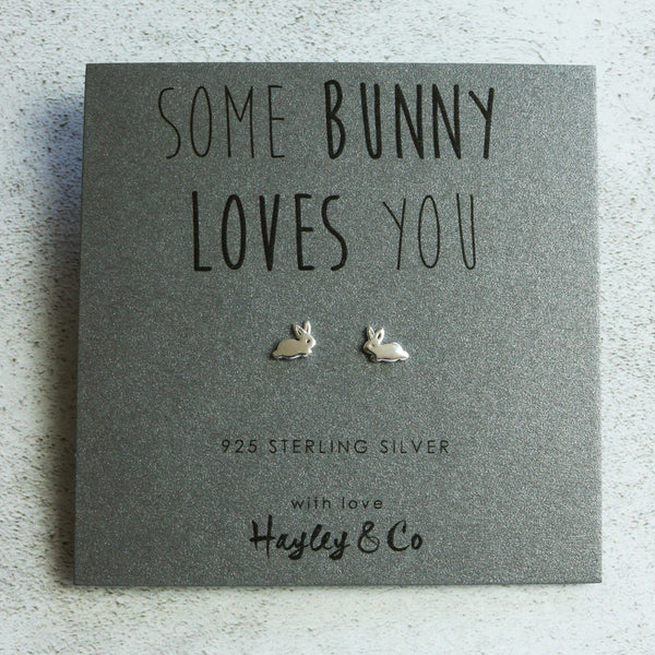 Little Bunny Sterling Silver Earrings