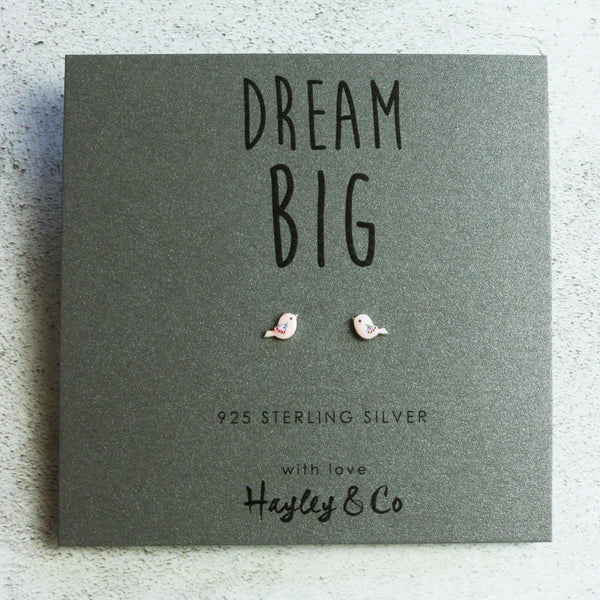 Dream Bird Sterling Silver Earrings