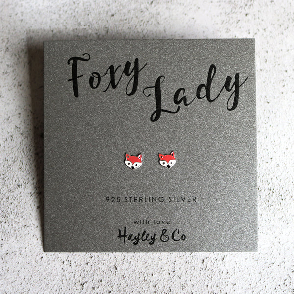 Foxy Lady Sterling Silver Earrings