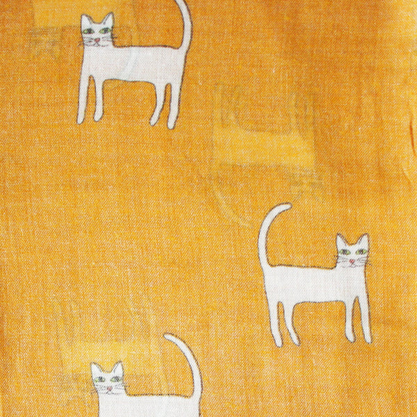Happy Cats Print Scarf
