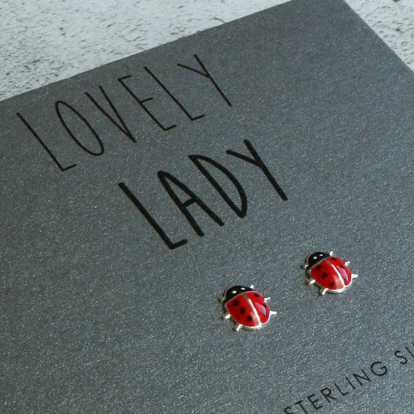 Lady Bird Sterling Silver Earrings