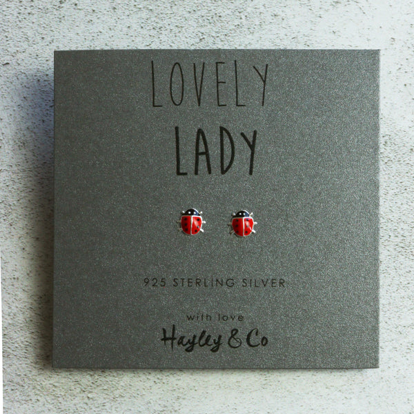 Lady Bird Sterling Silver Earrings