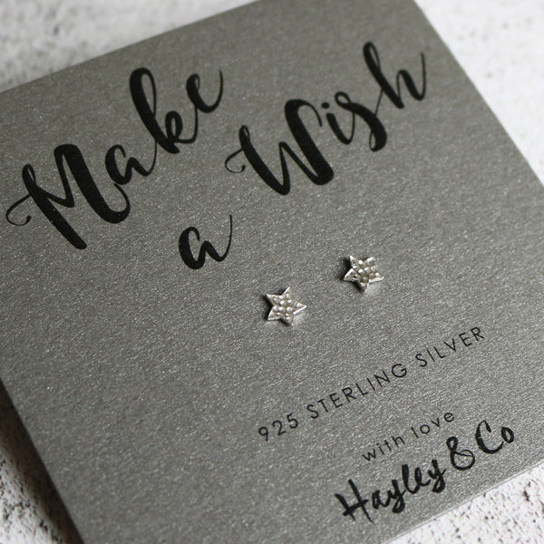 Little Star Sterling Silver Earrings