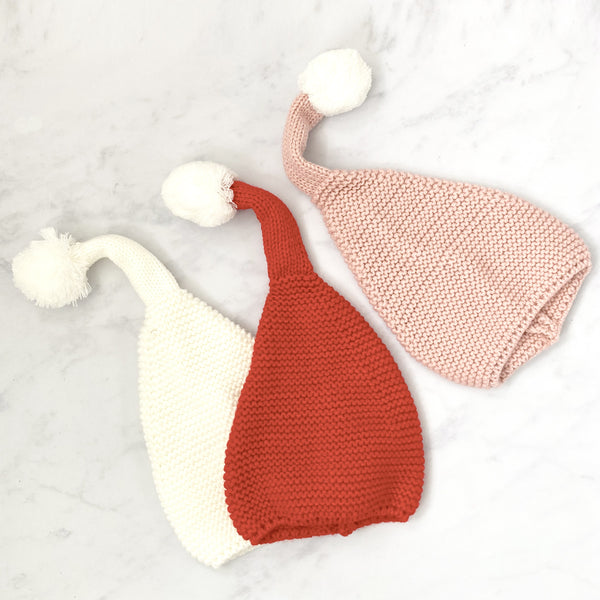 Pom Pom Children's Santa Hat