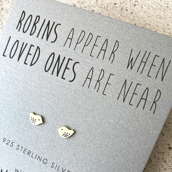 Robin Sterling Silver Earrings