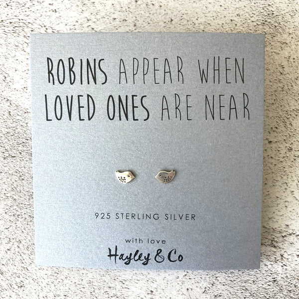 Robin Sterling Silver Earrings