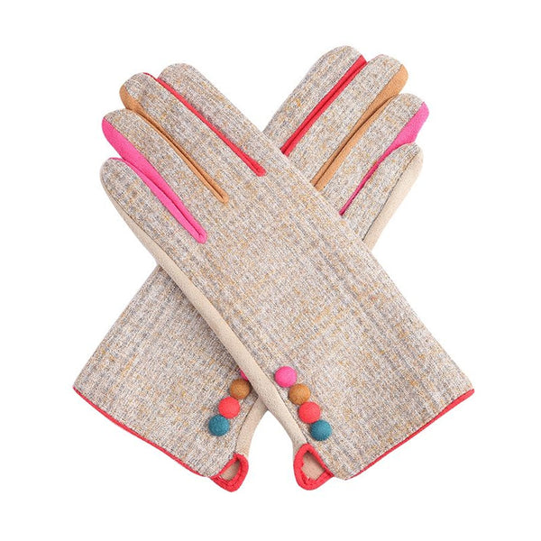 Ladies Suede Winter Gloves