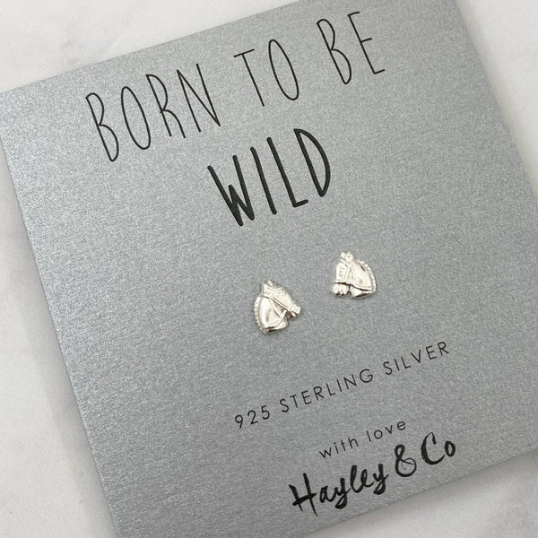 Wild Horse Sterling Silver Earrings